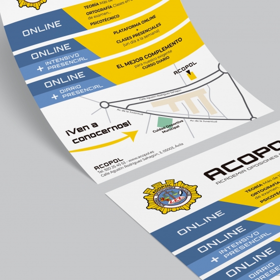 Diseño de flyers para ACOPOL
