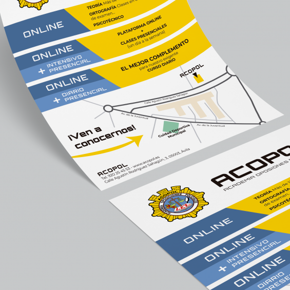 Diseño de flyers para ACOPOL